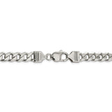 Sterling Silver 8mm Curb Chain-WBC-QCB220-28
