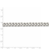 Sterling Silver 8mm Curb Chain-WBC-QCB220-8