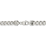 Sterling Silver 9mm Curb Chain-WBC-QCB250-8