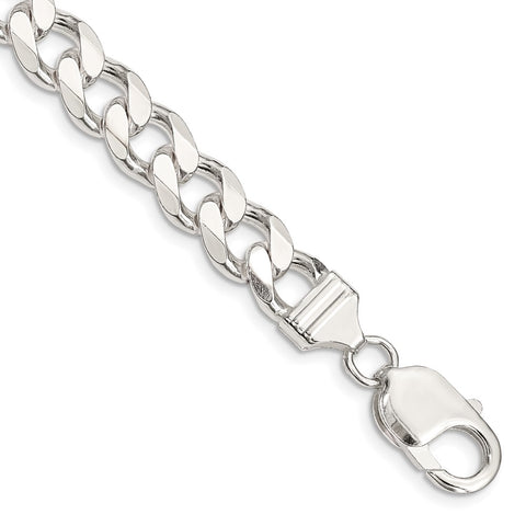 Sterling Silver 9mm Curb Chain-WBC-QCB250-8