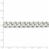 Sterling Silver 11mm Curb Chain-WBC-QCB300-8