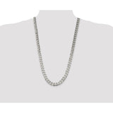 Sterling Silver 11mm Curb Chain-WBC-QCB300-28