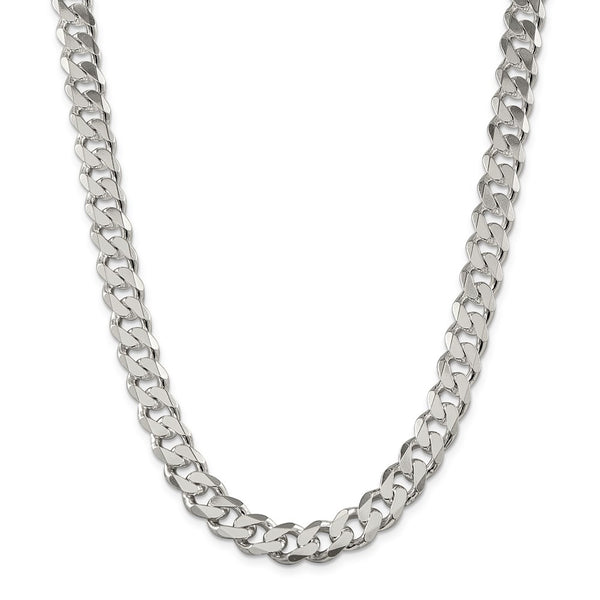 Sterling Silver 11mm Curb Chain-WBC-QCB300-18