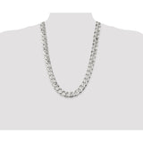 Sterling Silver 15mm Curb Chain-WBC-QCB400-26