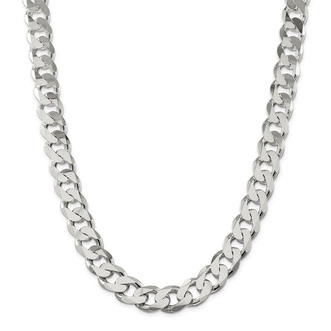 Sterling Silver 15mm Curb Chain-WBC-QCB400-24