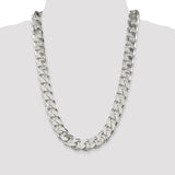 Sterling Silver 16.25mm Curb Chain-WBC-QCB450-28