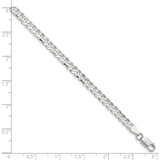 Sterling Silver 4.5mm Concave Beveled Curb Chain-WBC-QCBC120-20