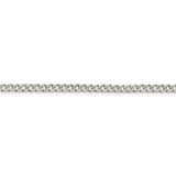 Sterling Silver 4mm Pave Curb Chain-WBC-QCF100-30