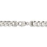 Sterling Silver 10.5mm PavÇ Curb Chain-WBC-QCF300-8