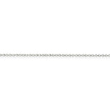 Sterling Silver 1mm Cable Chain Anklet-WBC-QCL025-9