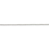 Sterling Silver 1mm Cable Chain Anklet-WBC-QCL030-9