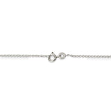 Sterling Silver 1mm Cable Chain Anklet-WBC-QCL030-9