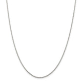 Sterling Silver 1.95mm Cable Chain-WBC-QCL050-26