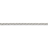 Sterling Silver 2.75mm Cable Chain-WBC-QCL080-20