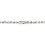 Sterling Silver 2.75mm Cable Chain-WBC-QCL080-20
