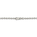Sterling Silver 2.75mm Cable Chain-WBC-QCL080-30