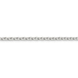 Sterling Silver 3.5mm Cable Chain-WBC-QCL100-36
