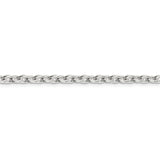 Sterling Silver 4.5mm Cable Chain-WBC-QCL120-18