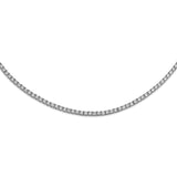 Cheryl M Sterling Silver Rhodium-plated 18 inch CZ Necklace-WBC-QCM1433-18