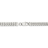 Sterling Silver 7.25mm Polished Domed Curb Chain-WBC-QDB200-22