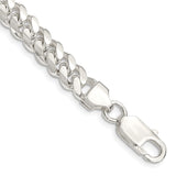 Sterling Silver 7.25mm Polished Domed Curb Chain-WBC-QDB200-9