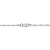 Sterling Silver 1.1mm Diamond-cut Rope Chain Anklet-WBC-QDC015-9