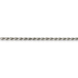 Sterling Silver 2.25mm Diamond-cut Rope Chain-WBC-QDC050-18