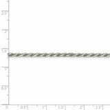 Sterling Silver 2.5mm Diamond-cut Rope Chain-WBC-QDC055-20