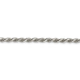 Sterling Silver 3.5mm Diamond-cut Rope Chain-WBC-QDC080-7