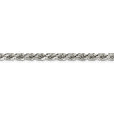 Sterling Silver 4.25mm Diamond-cut Rope Chain-WBC-QDC090-7