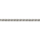 Sterling Silver 4.75mm Diamond-cut Rope Chain-WBC-QDC100-7