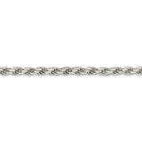 Sterling Silver 5.75mm Diamond-cut Rope Chain-WBC-QDC120-10