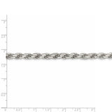 Sterling Silver 5.75mm Diamond-cut Rope Chain-WBC-QDC120-8