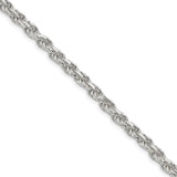 Sterling Silver 5.75mm Diamond-cut Rope Chain-WBC-QDC120-10