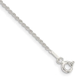 Sterling Silver 1.3mm Solid Rope Chain-WBC-QDR025-7