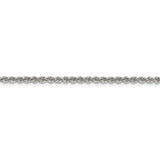 Sterling Silver 2.5mm Solid Rope Chain-WBC-QDR050-7