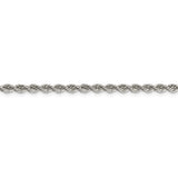 Sterling Silver 3mm Solid Rope Chain-WBC-QDR060-8