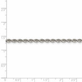 Sterling Silver 3mm Solid Rope Chain-WBC-QDR060-7