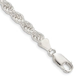 Sterling Silver 5mm Solid Rope Chain-WBC-QDR100-8