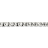 Sterling Silver 9mm Flat Cuban Anchor Chain-WBC-QFAN250-24