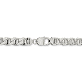 Sterling Silver 9mm Flat Cuban Anchor Chain-WBC-QFAN250-24