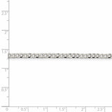 Sterling Silver 3.2mm Beveled Curb Chain-WBC-QFB080-30
