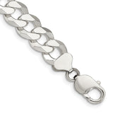 Sterling Silver 12.3mm Beveled Curb Chain-WBC-QFB300-8