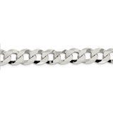 Sterling Silver 13mm Beveled Curb Chain-WBC-QFB310-9