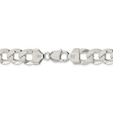Sterling Silver 13mm Beveled Curb Chain-WBC-QFB310-20