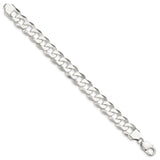 Sterling Silver 13mm Beveled Curb Chain-WBC-QFB310-9