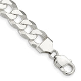 Sterling Silver 13mm Beveled Curb Chain-WBC-QFB310-9