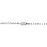 Sterling Silver 2mm Rolo Chain-WBC-QFC1-16