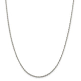 Sterling Silver 2mm Loose Rope Chain-WBC-QFC100-18