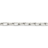 Sterling Silver 5mm Elongated Open Link Chain-WBC-QFC102-20